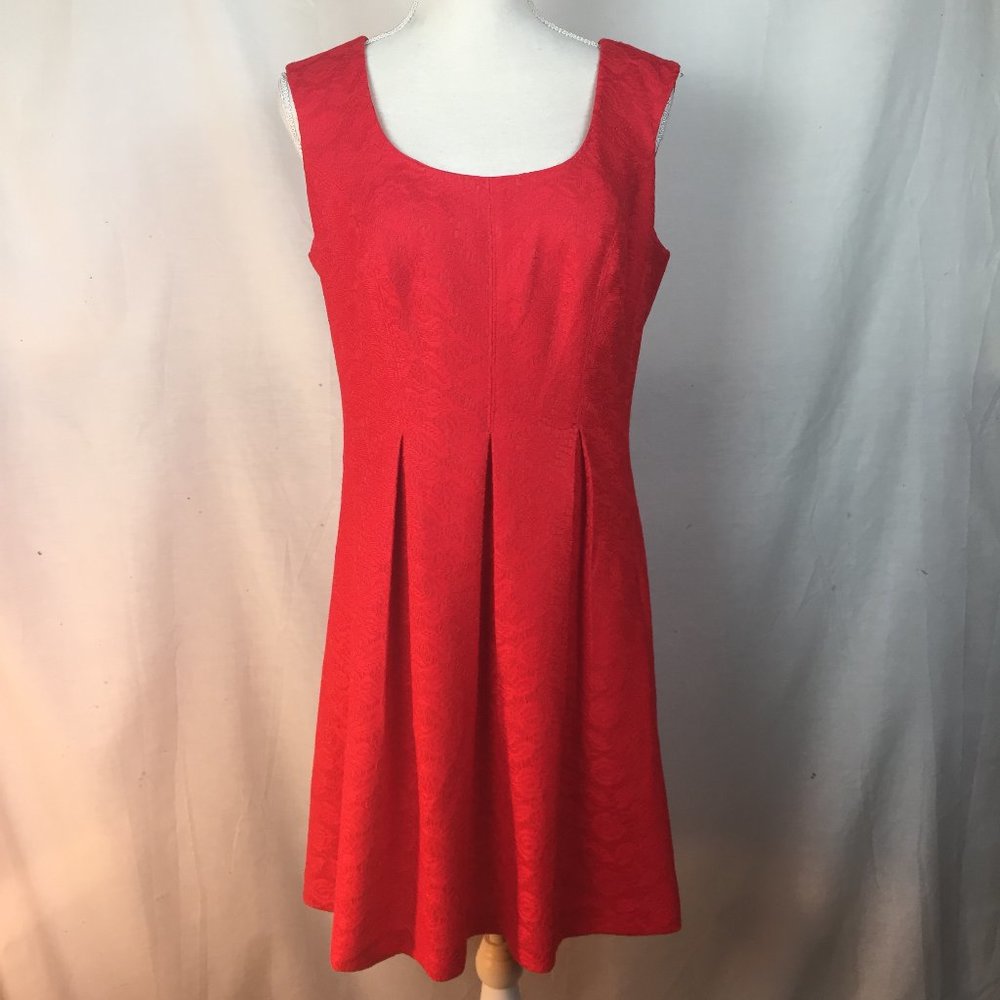 Black Label Evan Pcione Sleeveless Pleated Dress